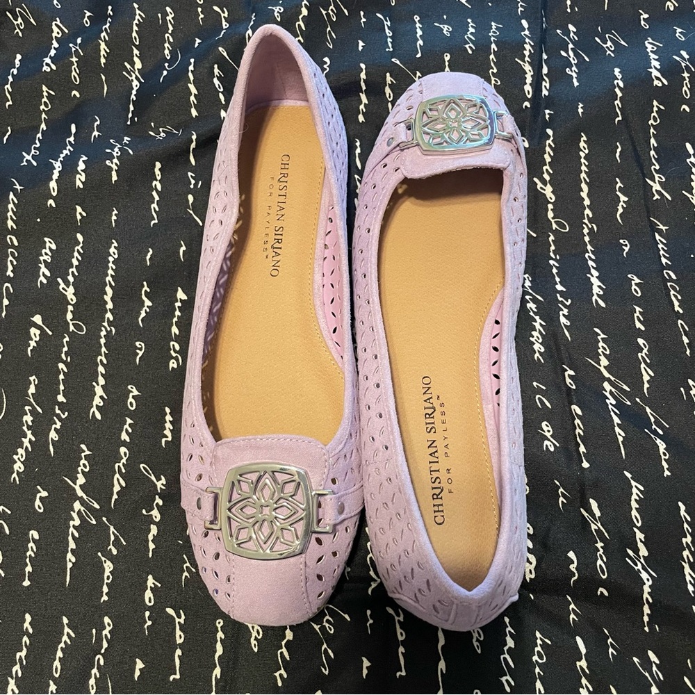Gorgeous lavender flats